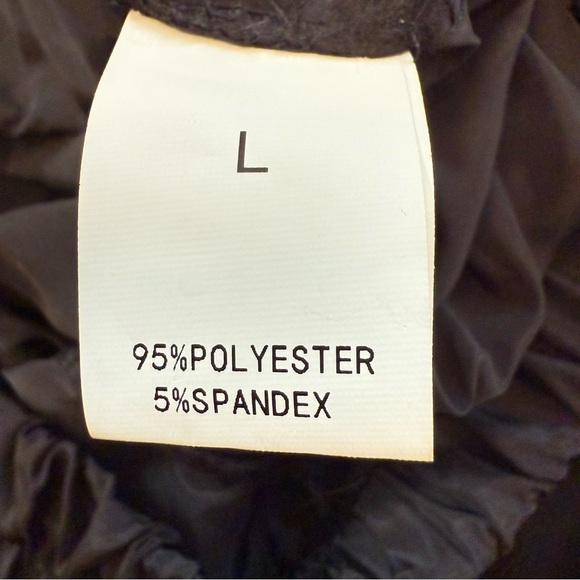 HALFHEART Black Lace-Up Women’s Cargo Pants Size L - Picture 3 of 11